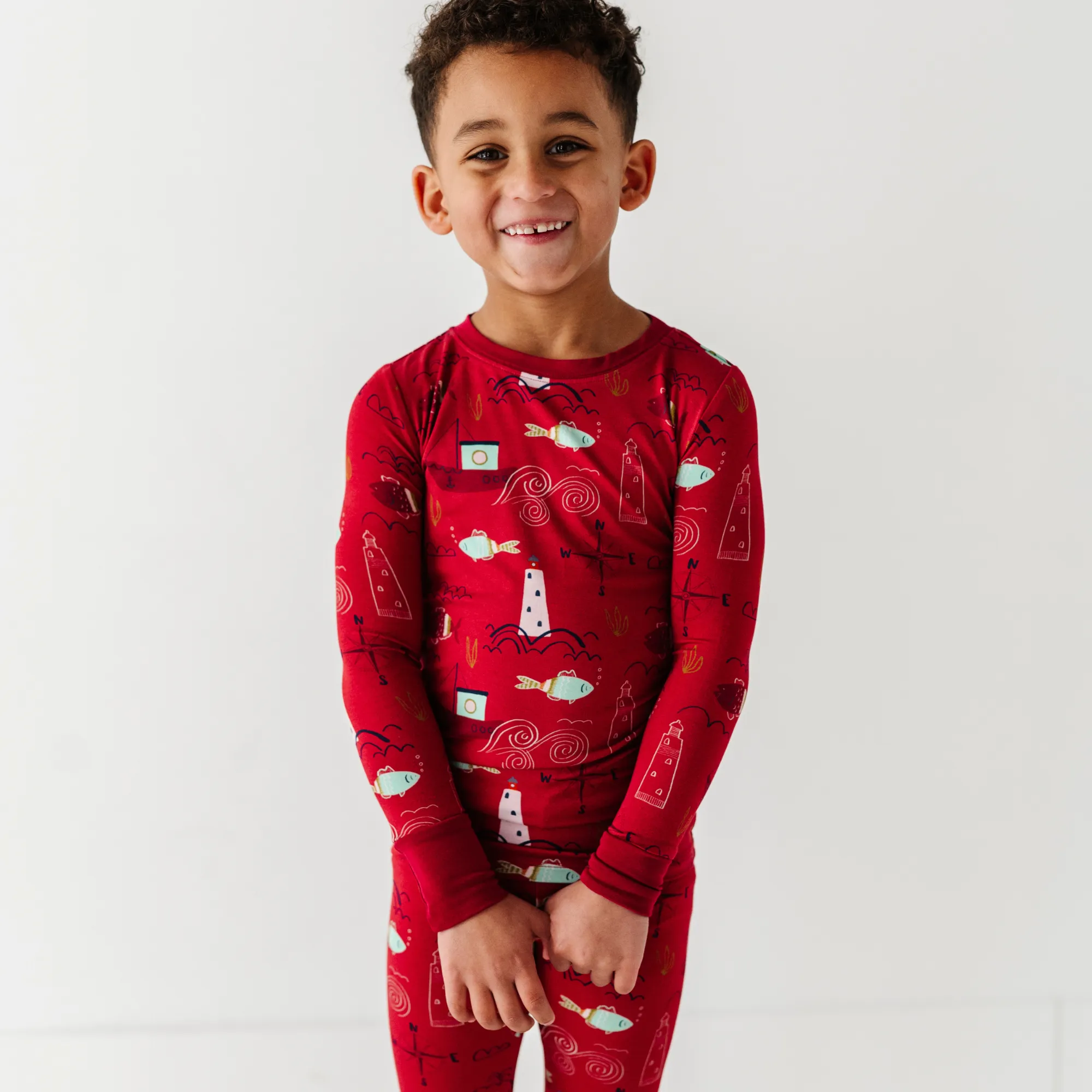 Shine Bright Like a Lighthouse Toddler/Big Kid Pajamas