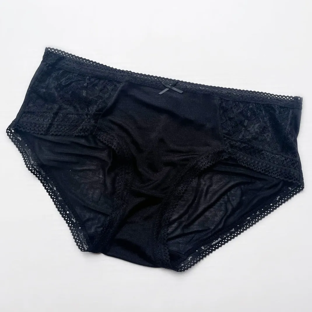 Silk jersey hipster brief | Ready to ship silk underwear