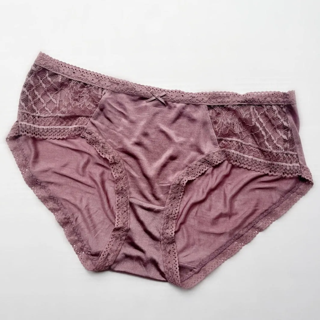 Silk jersey hipster brief | Ready to ship silk underwear