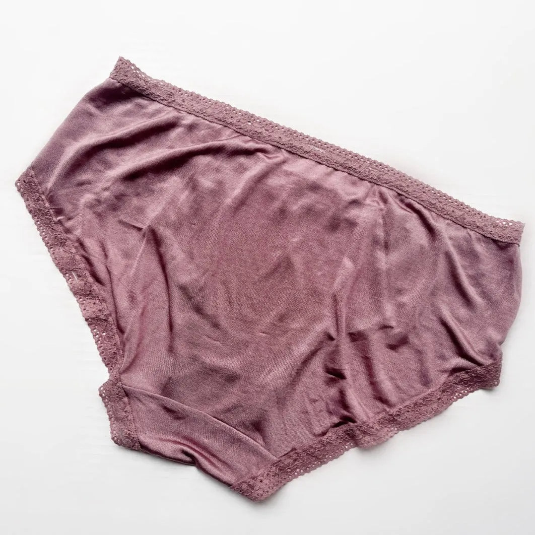 Silk jersey hipster brief | Ready to ship silk underwear