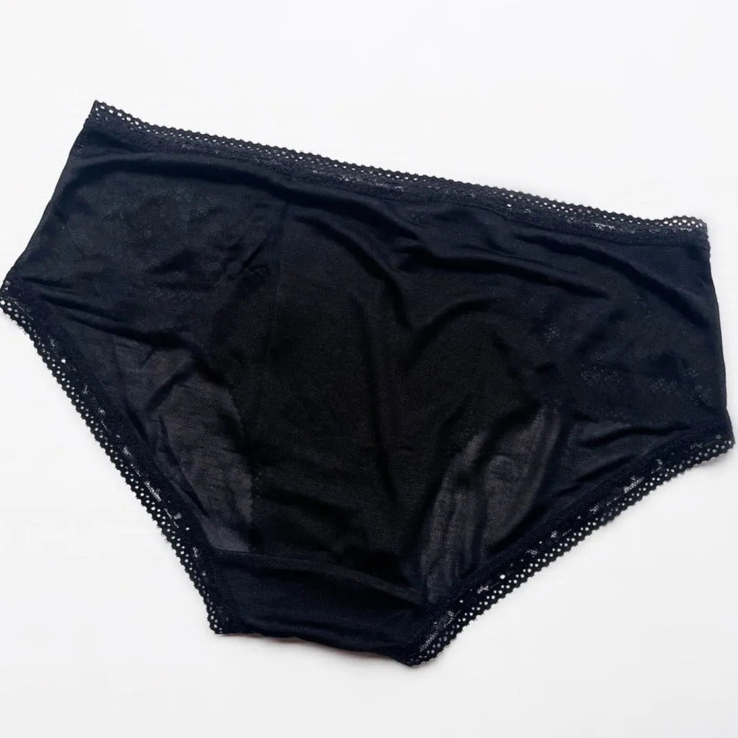 Silk jersey hipster brief | Ready to ship silk underwear