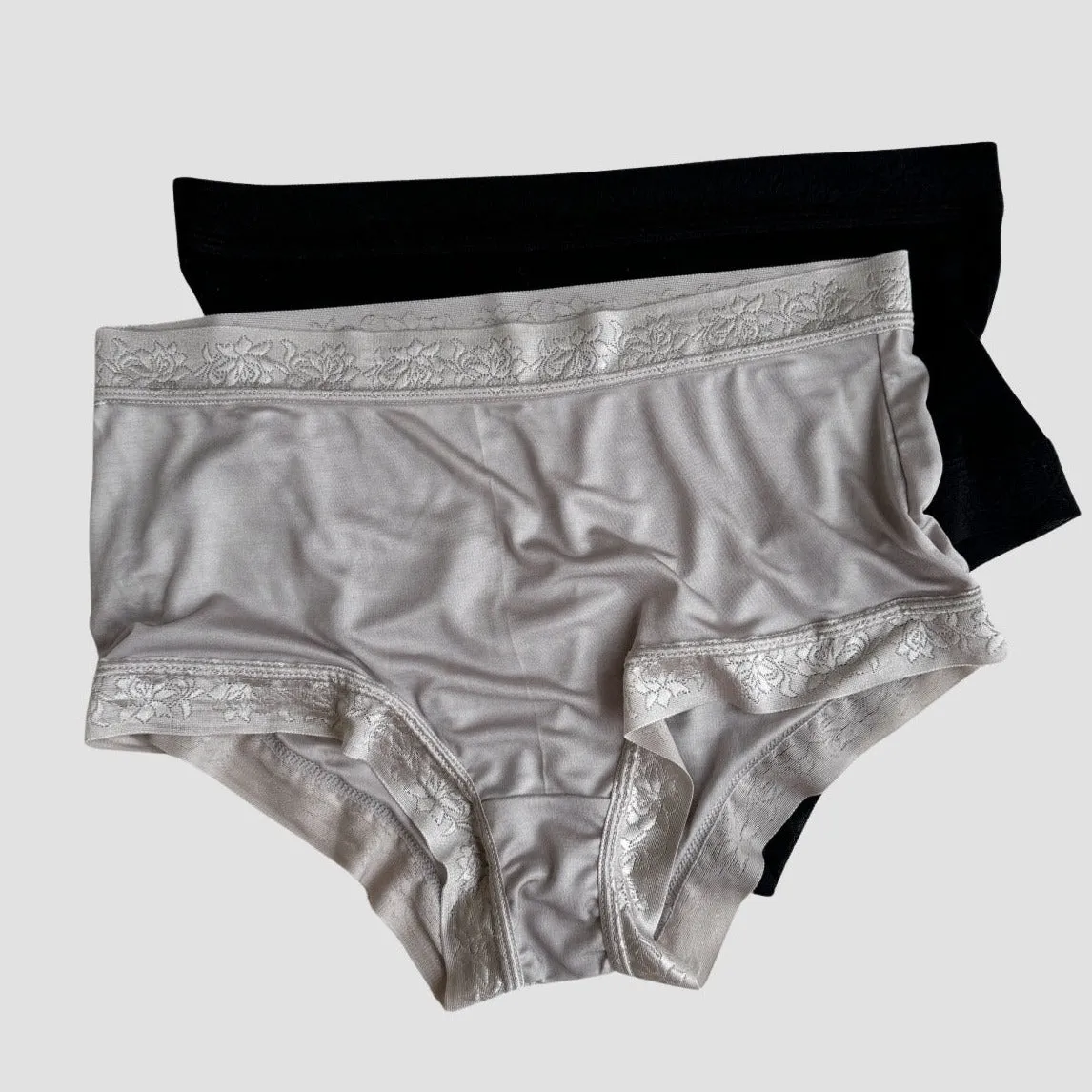 Silk knit women's french brief | Silk underwear