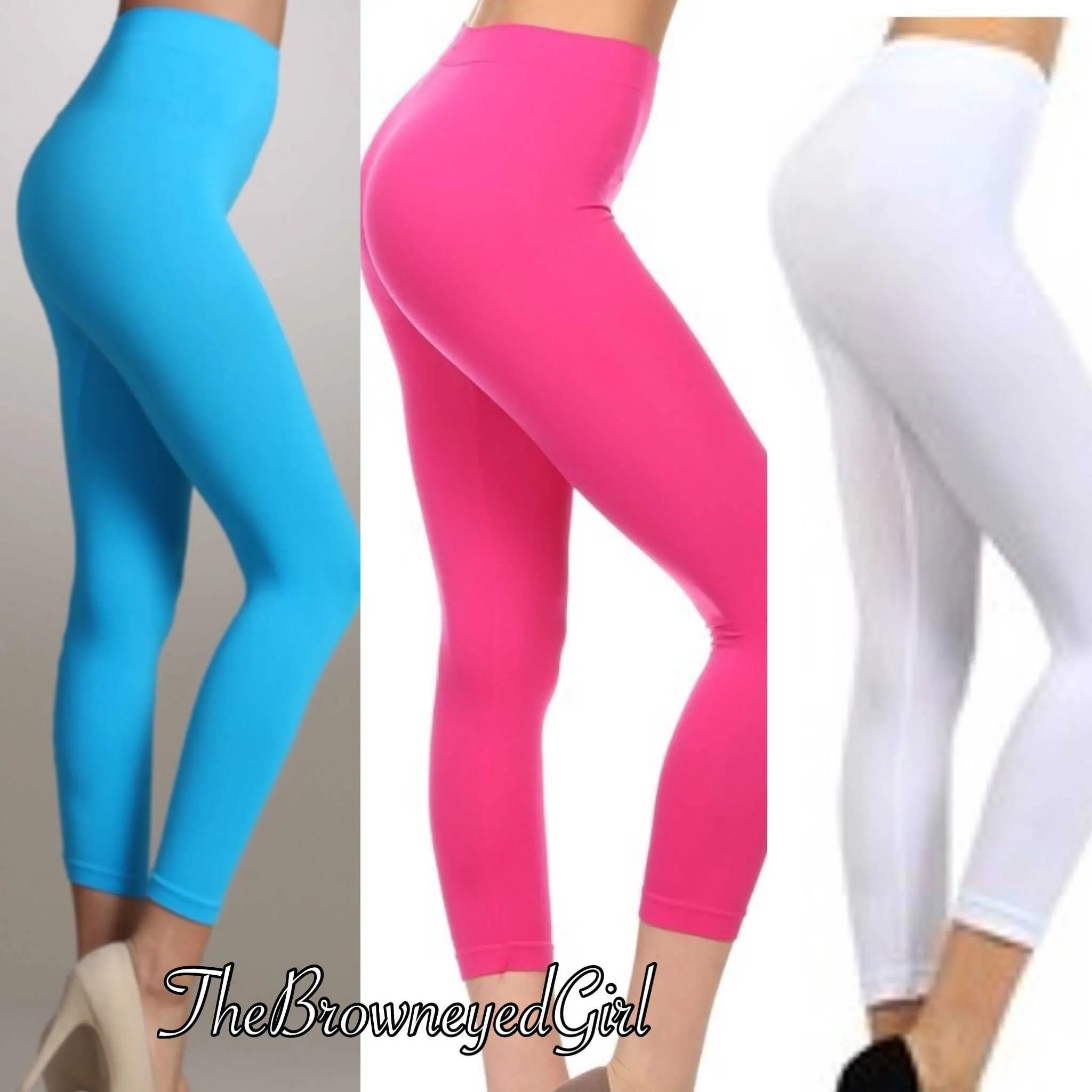 Solid Soft Slick Capri Leggings