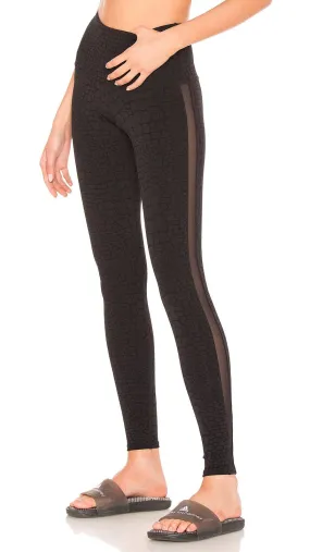 Strut This Gemma Mesh Stripe Giraffe Leggings