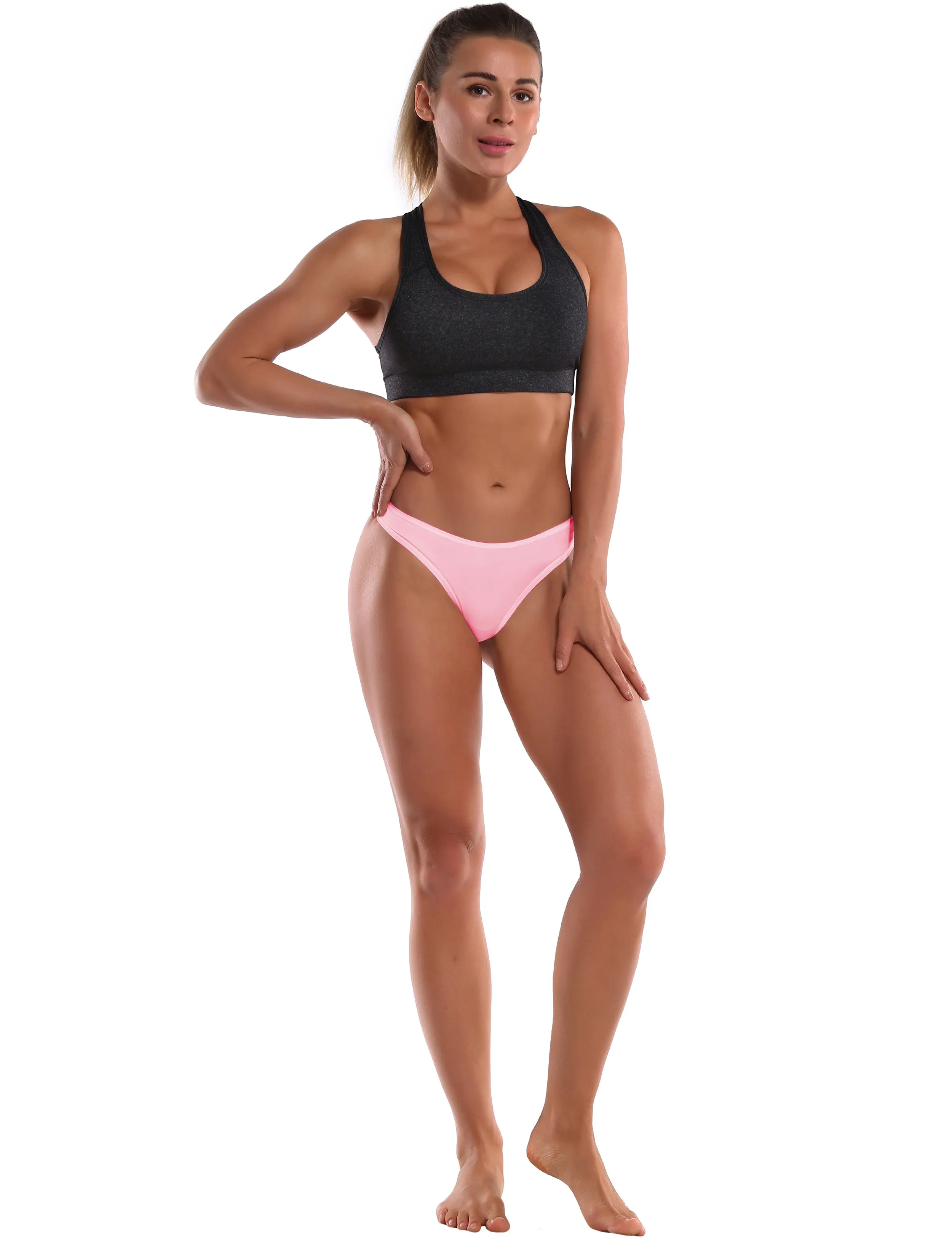 Super Soft Modal Sports Thongs underwear lightpink