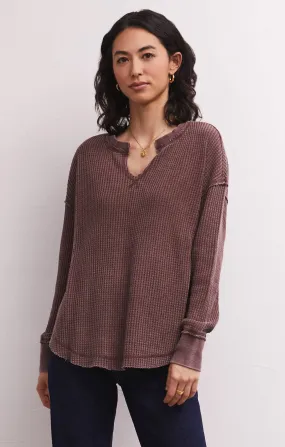 The Driftwood Thermal Long Sleeve Top