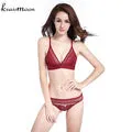 Top lace Embroidery bra brief sets underwear sexy lingerie