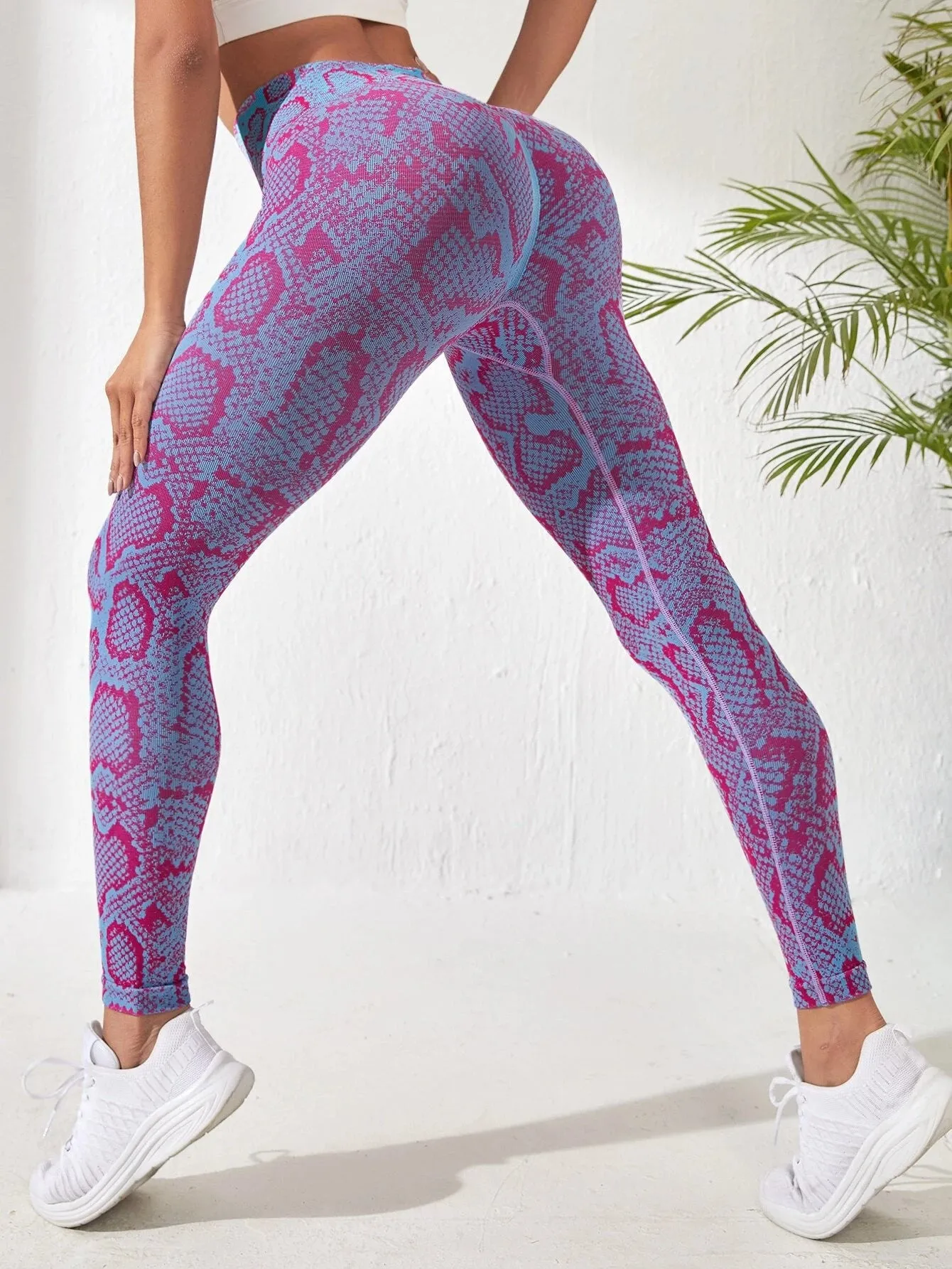 Vida Snakeskin Workout Leggings