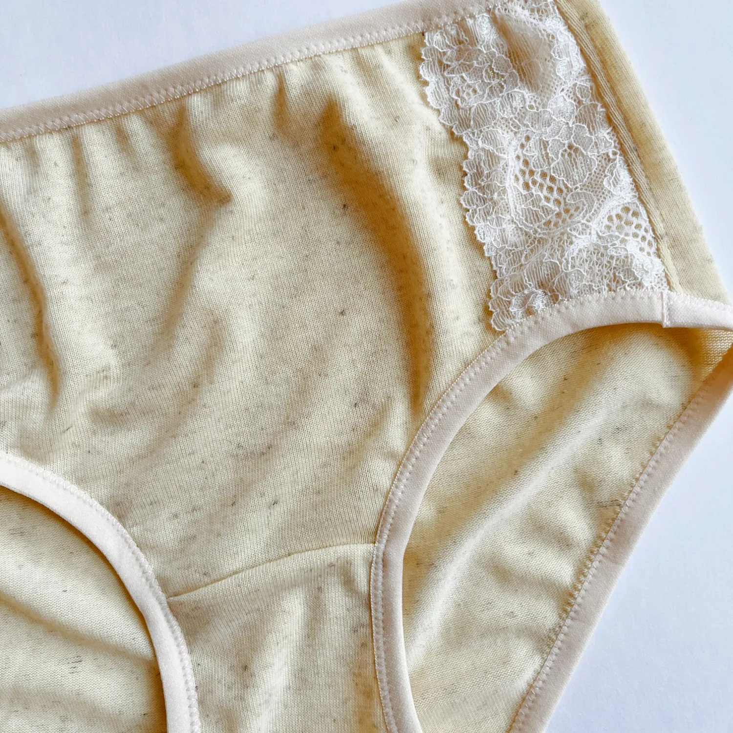 Women's linen underwear brief - butterscotch yellow