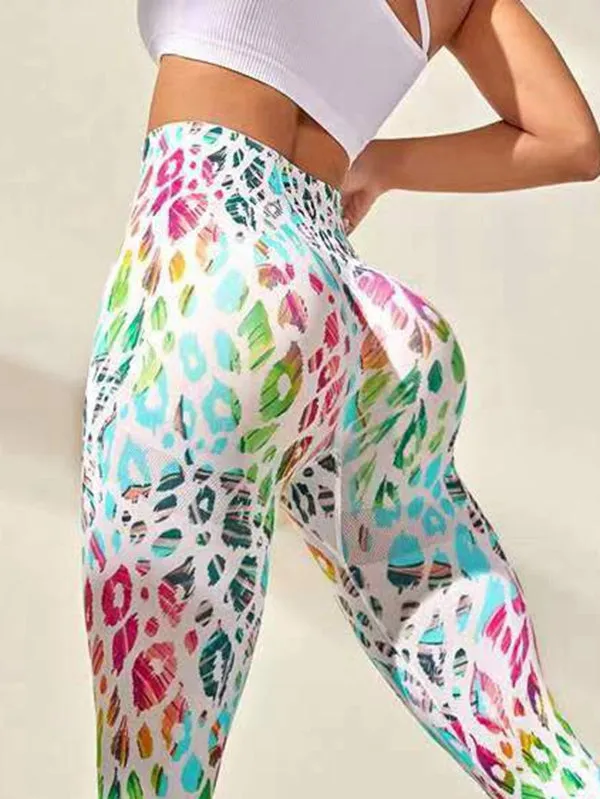 ZASUWA Female Colorful Print Leggings